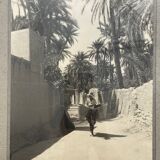 Old photograph, silver print, Morocco, 1950