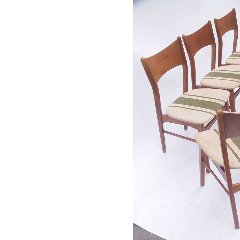 Set of 6 vintage Ikea "Olé" chairs from the 1950s, Swedish.