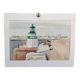 Watercolor by Michel Roubille, the island of Yeu 1987.