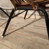 Pair of rattan chairs