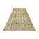Distressed Turkish Runner 190x82 cm wool Vintage rug, Overdyed Yellow, Black