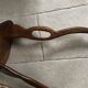 Olivewood tripod stool