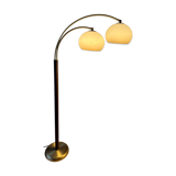 Vintage Dijkstra double arc mushroom floor lamp