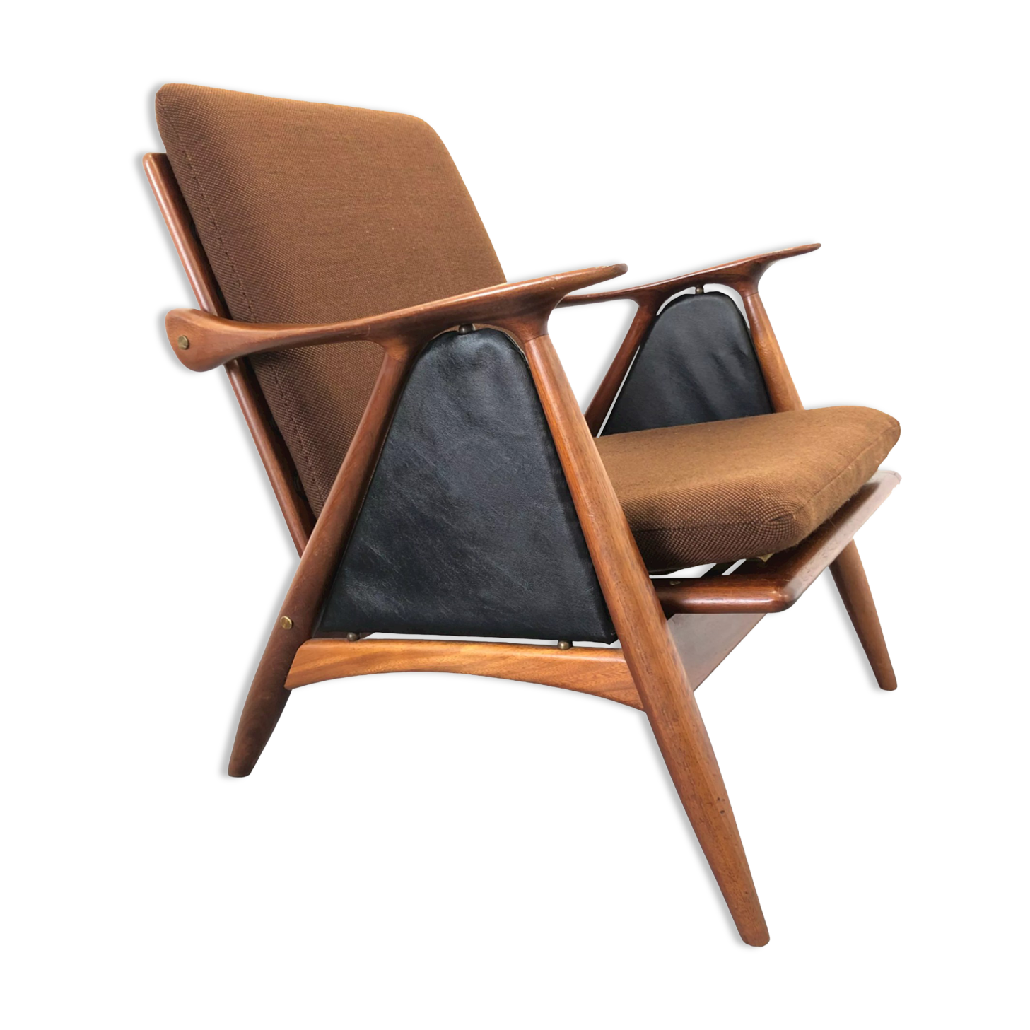Vintage Danish Modern Lounge Chair, 1960s