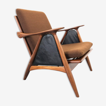 Vintage Danish Modern Lounge Chair, 1960s