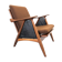 Fauteuil danois vintage années 1960