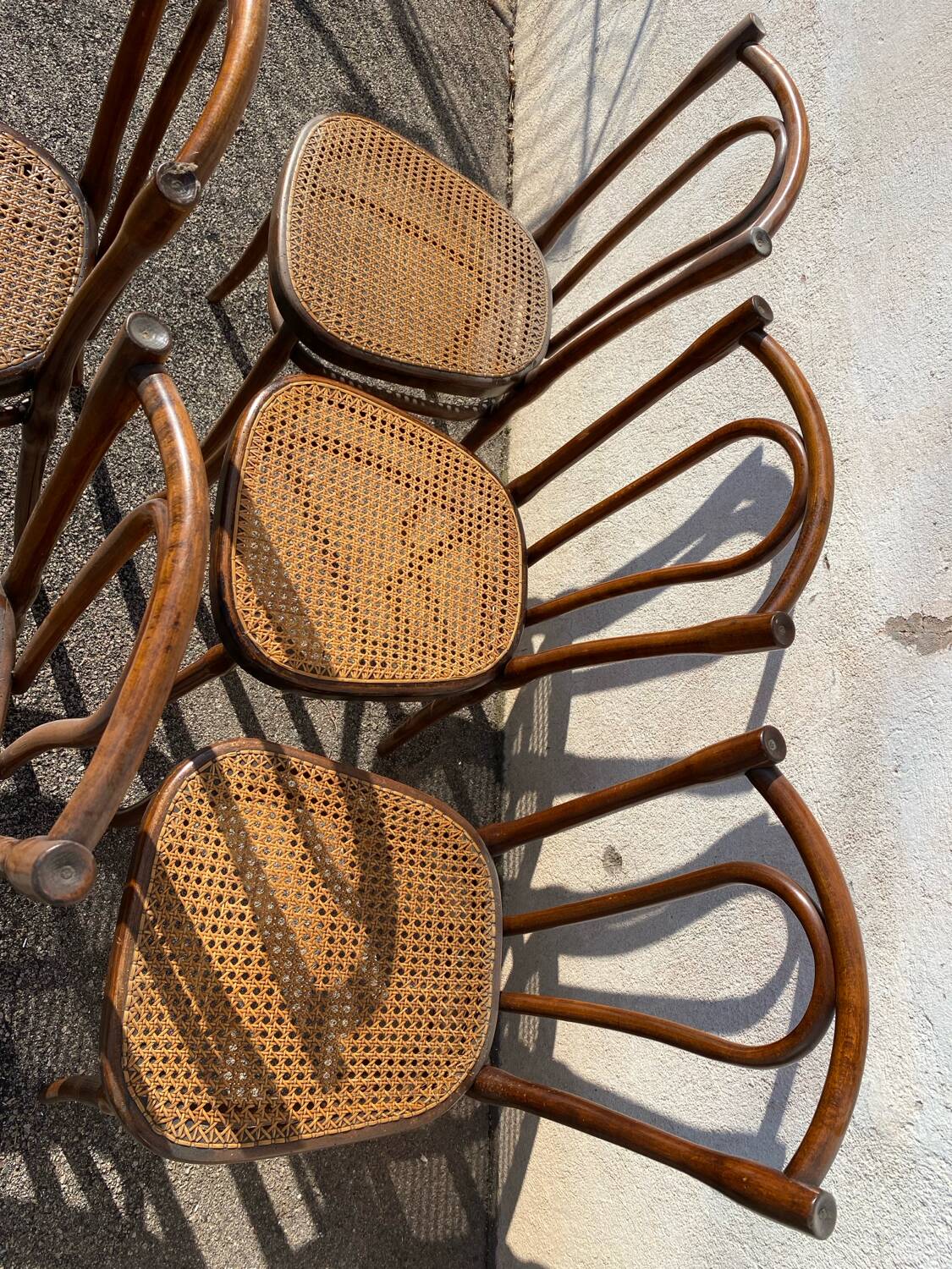 Set de 5 chaises fischel épingles