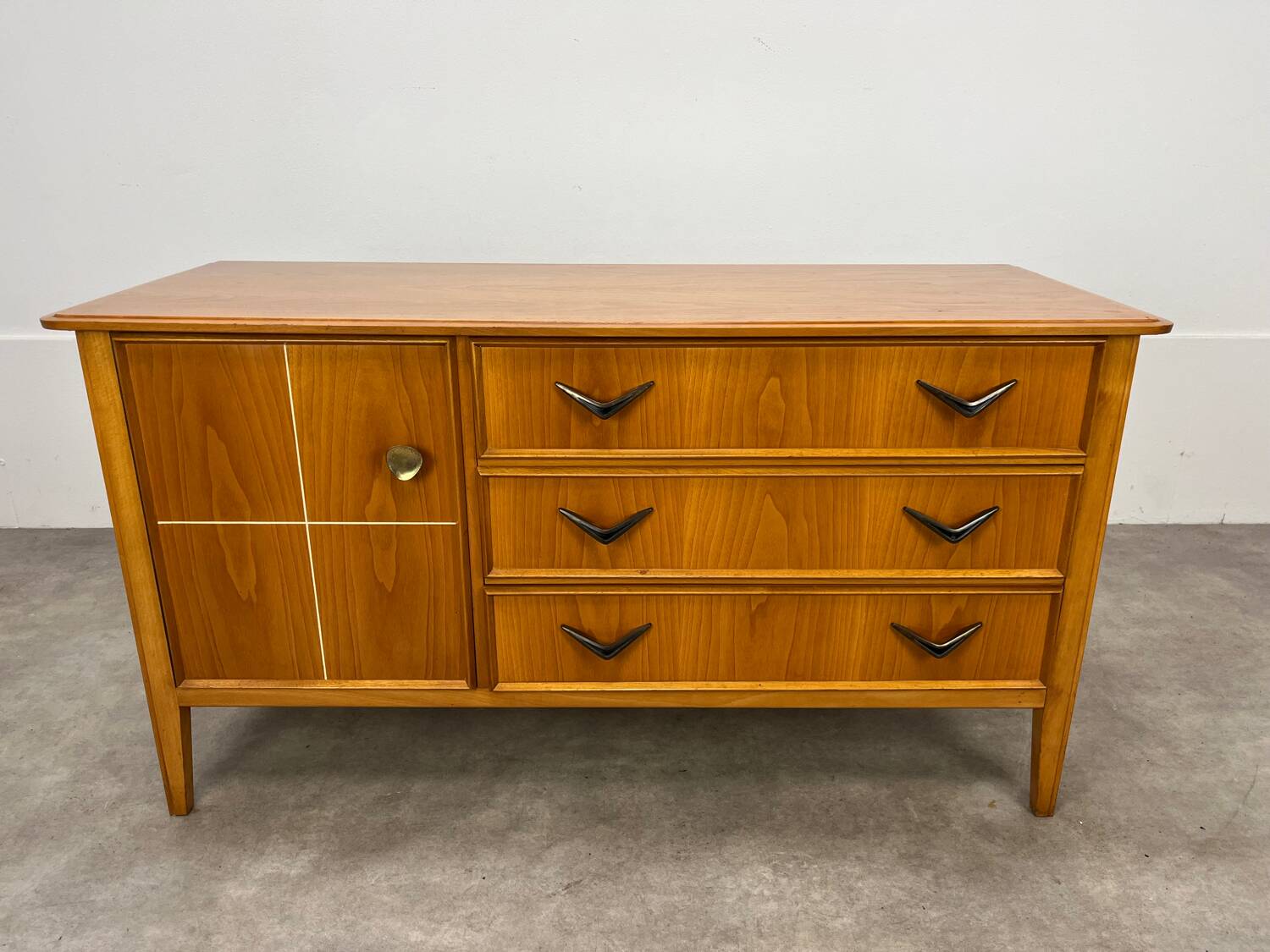 Enfilade vintage années 60, meuble télé