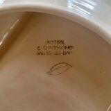 3 earthenware asparagus plates - Salins-les-Bains