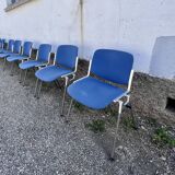 Série de 40 chaises de G. Piretti pour Castelli Anonima Castelli, Italie, années 1970