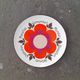 Service of twelve cheese plates by Marie-Pierre Boitard for Gien, 70s