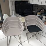 Set de 2 fauteuils Rift by Patricia Urquiola édition Moroso