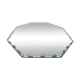 Beveled octagonal mirror 40s 50s 31x31cm