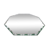Beveled octagonal mirror 40s 50s 31x31cm