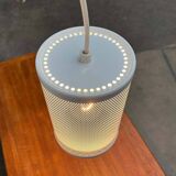 Minimalist perforated metal pendant lamp by Orno, Finland.