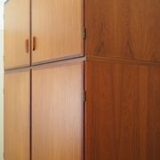 Armoire en teck, design danois, années 1970, fabricant : Omann Jun