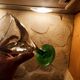 4 verres à absinthe souffles bouche