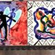 Ceramic coffee table 1940s