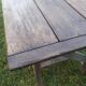 table tréteaux 2m atelier campagne ancienne
