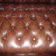 2 seater leather chesterfield sofa