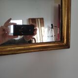 Old gilded mirror, 57x40 cm