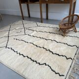 Berber carpet blessed graphic ouarain, 235x180 cm