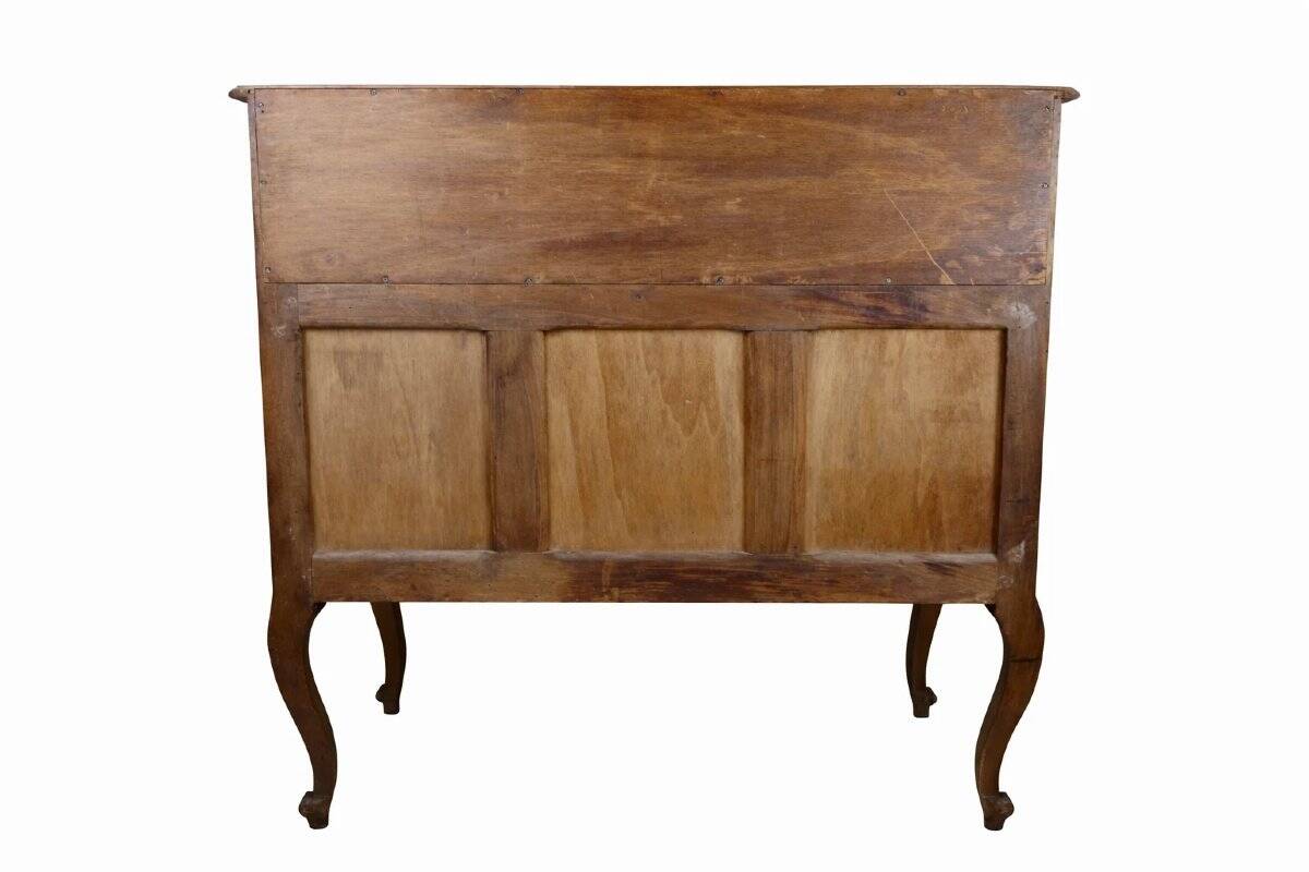 Louis XV style writing desk in walnut – 20th century