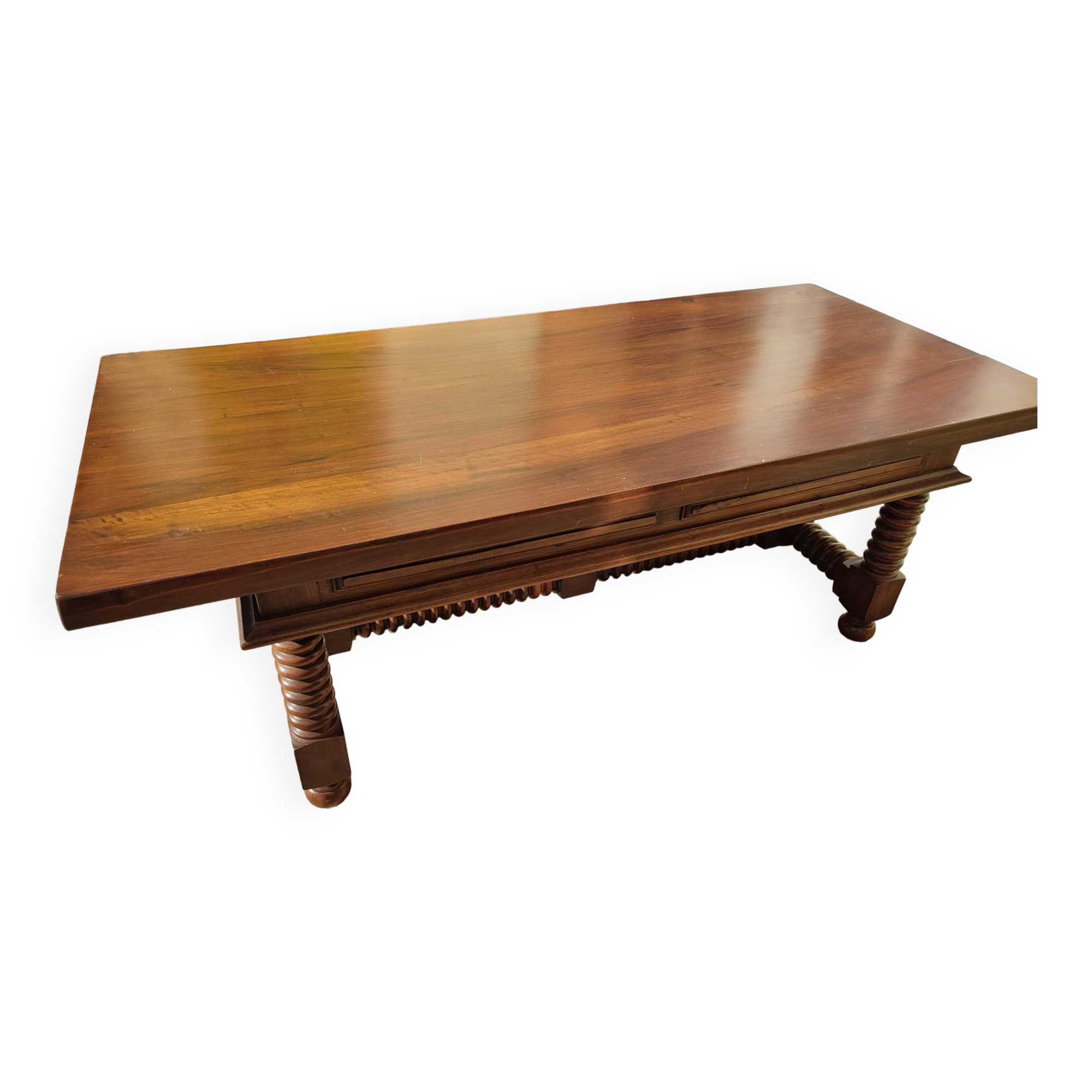 Solid walnut coffee table
