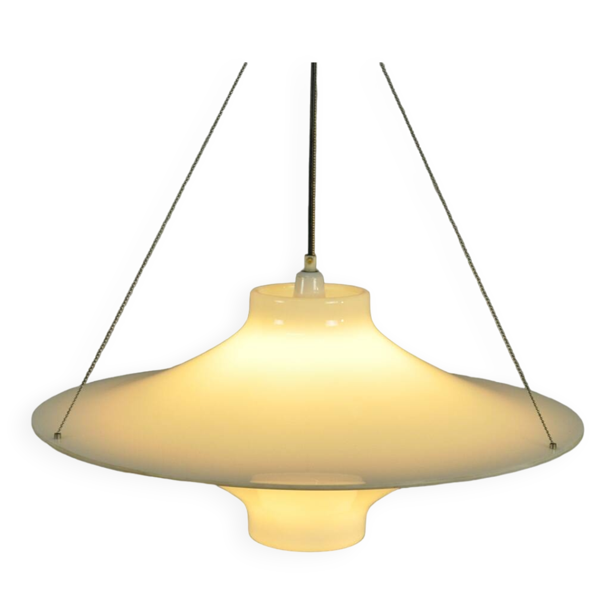 Lampe à suspension SANKA / Sky Flyer par Yki Nummi, Finlande 1959