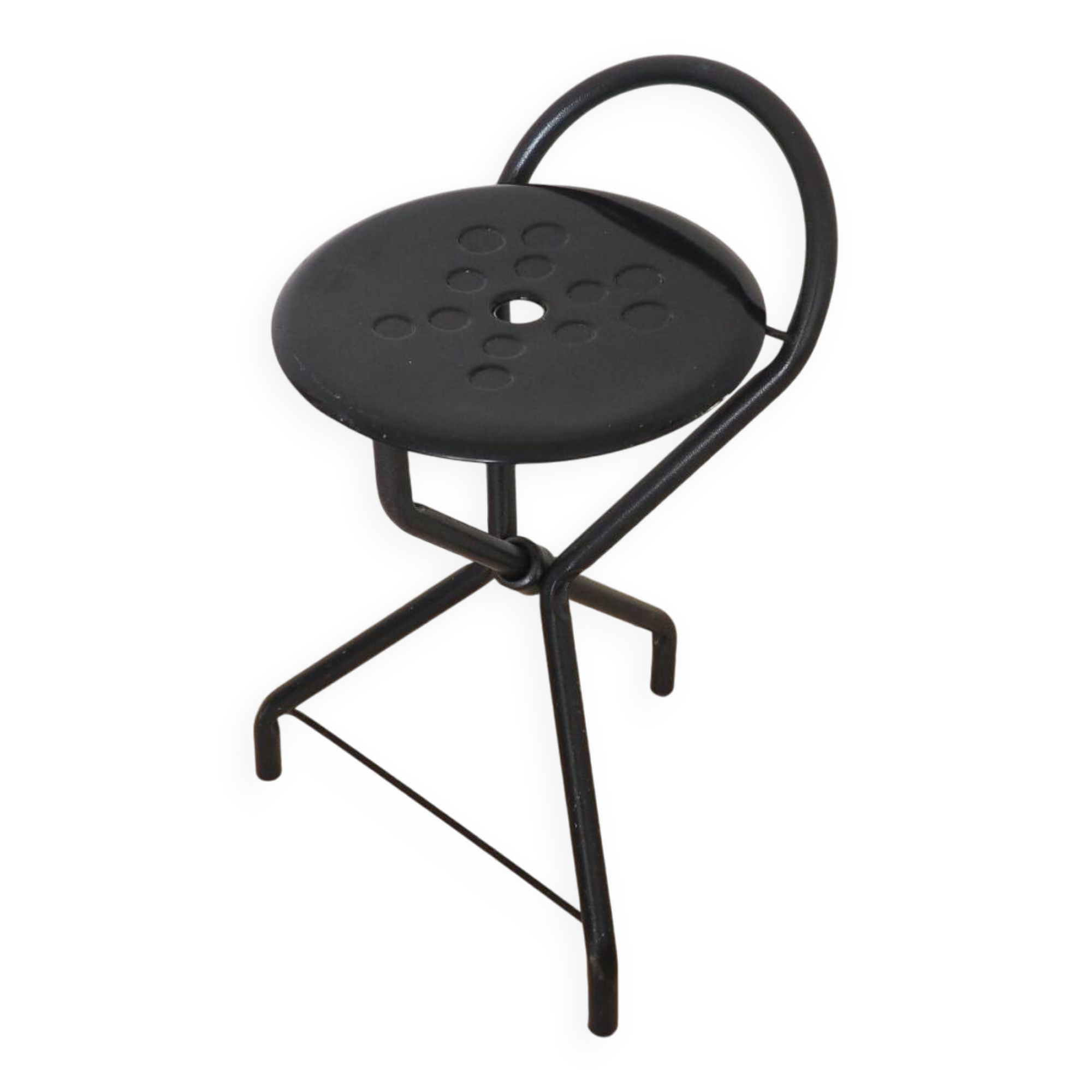 Tubecon - Smart Foldable Tripod Seat Stool - Black - Greece - 1980s