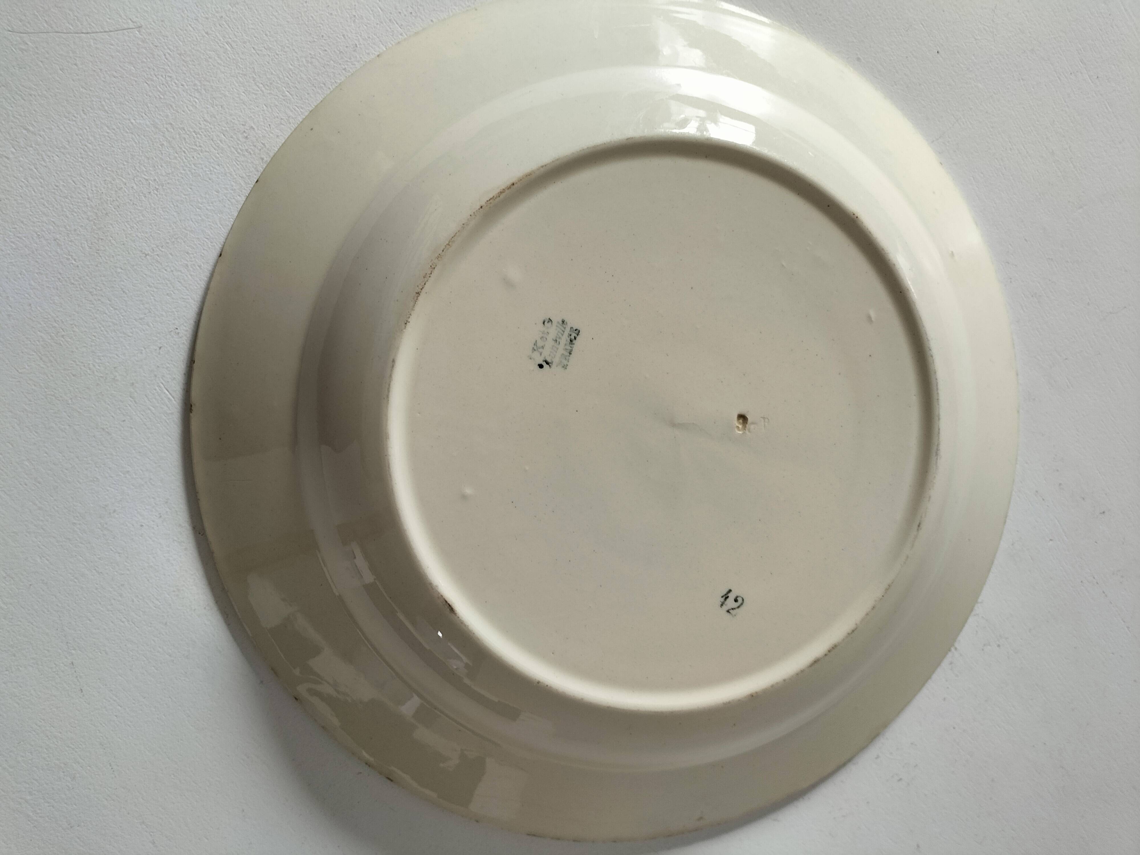 Vintage K&G Lunéville platter – “Red Fruits” design – 1930s/40s