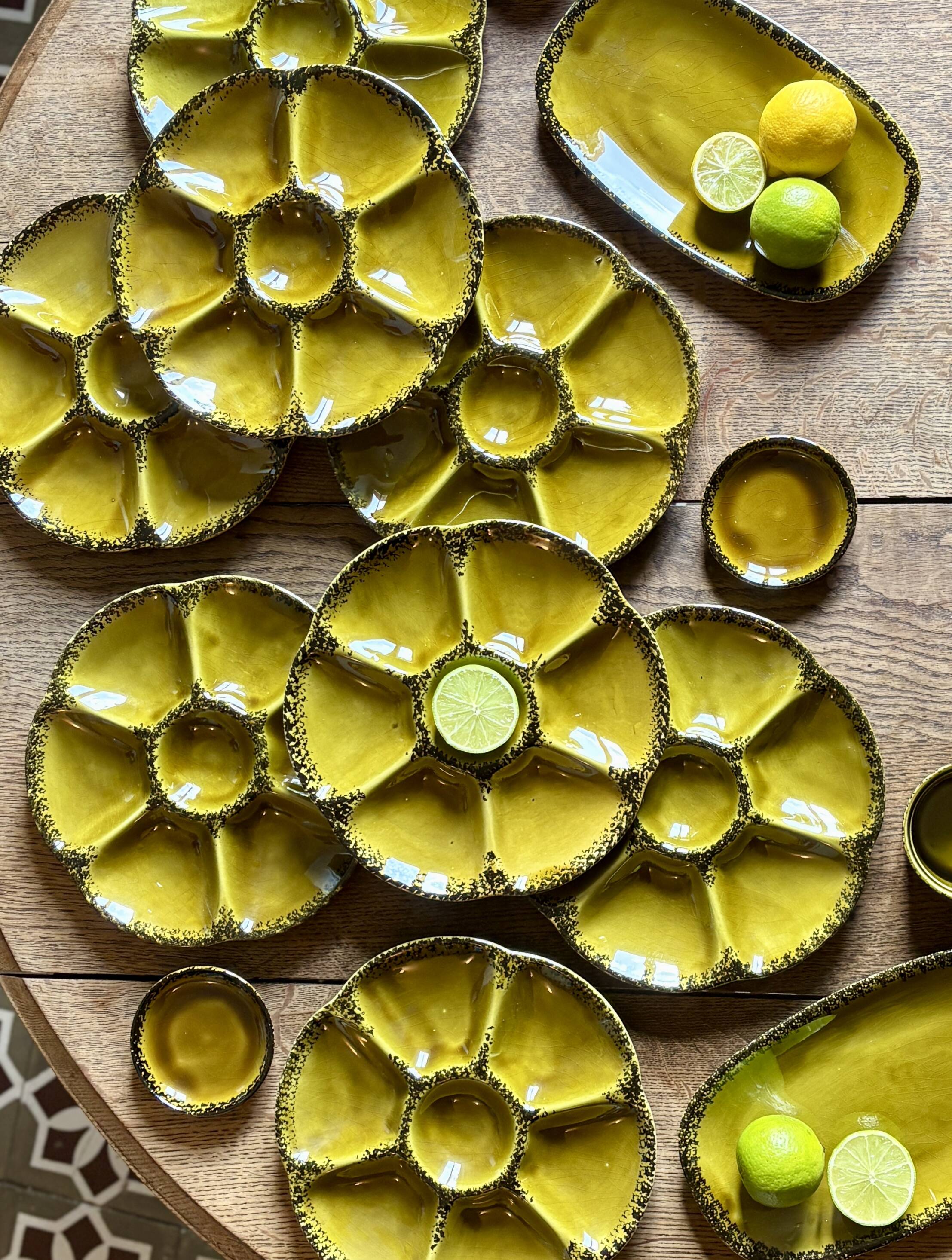 Vintage oyster or shellfish service from Gien