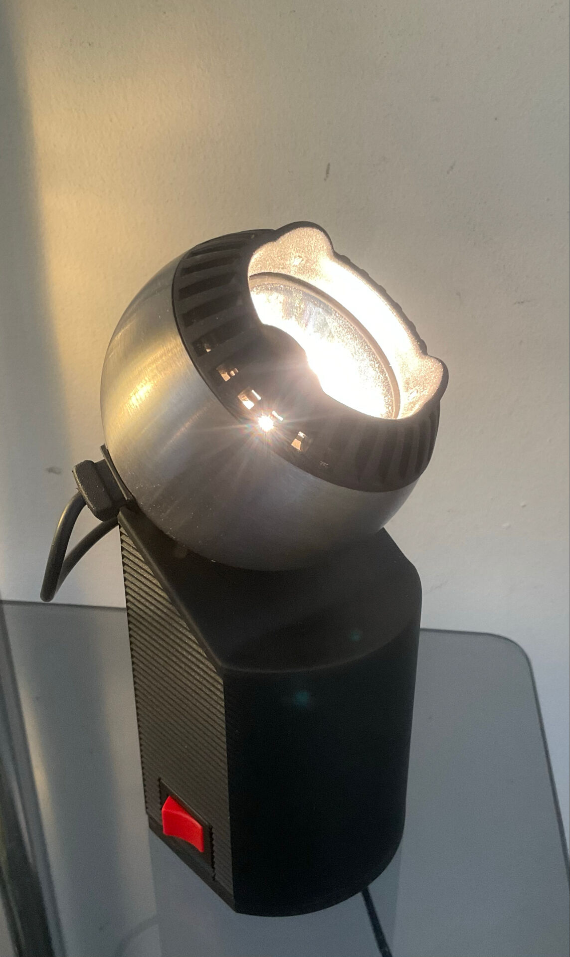 Mini spot lamp 41701 by Dieter Witte for Osram from the 1970s.