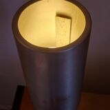 Brushed aluminium lamp