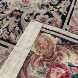 Carpet with knotted stitches in the style of Aubusson