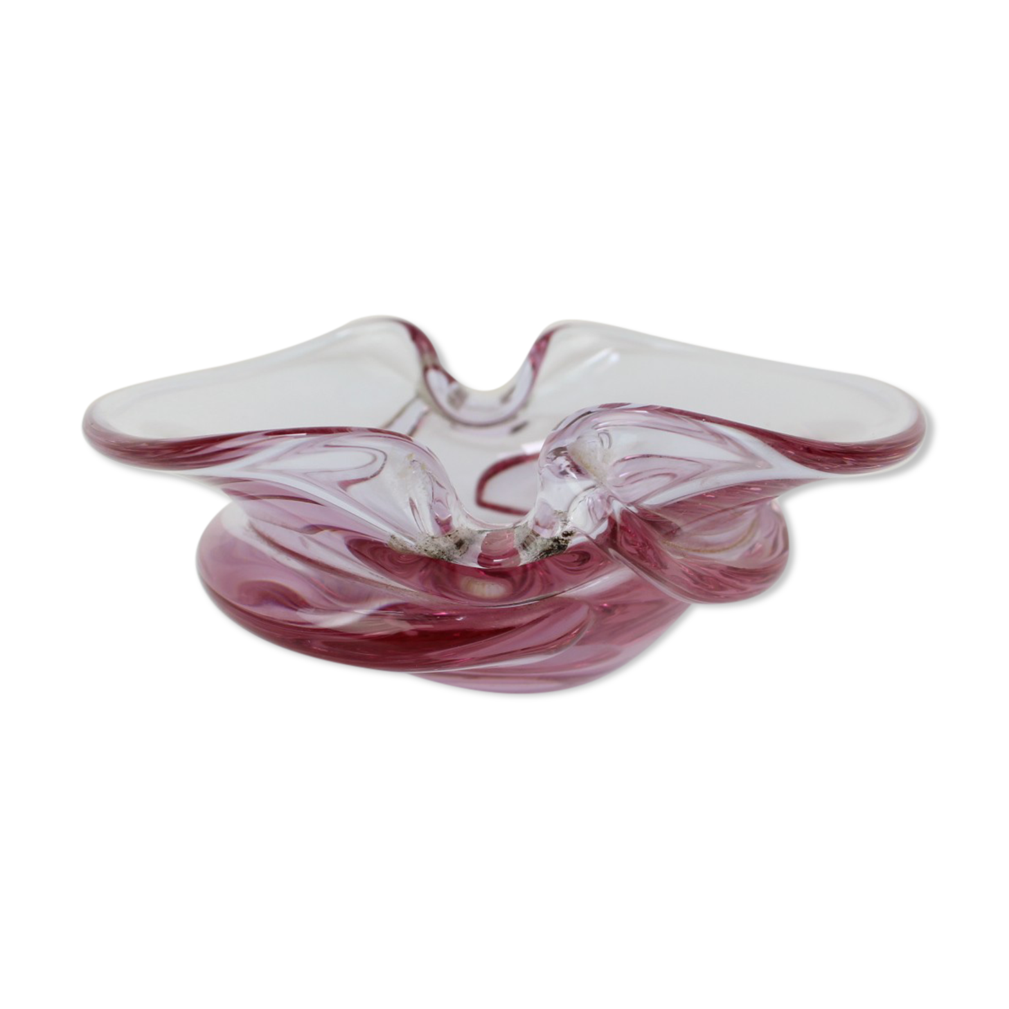 Mid-Century Ashtray by Zelezno Borske Sklo, 1960's