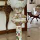 Magnificent gardener set. ceramic signed alfal.