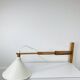 Vintage Ikea pine accordion folding wall lamp, 1980s