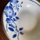 Hollow plates ceranord saint amand blue flower