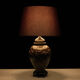 Ceramic and Bronze Table Lamp, 1960s England