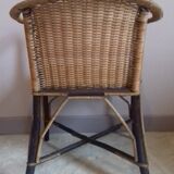 Wicker armchair