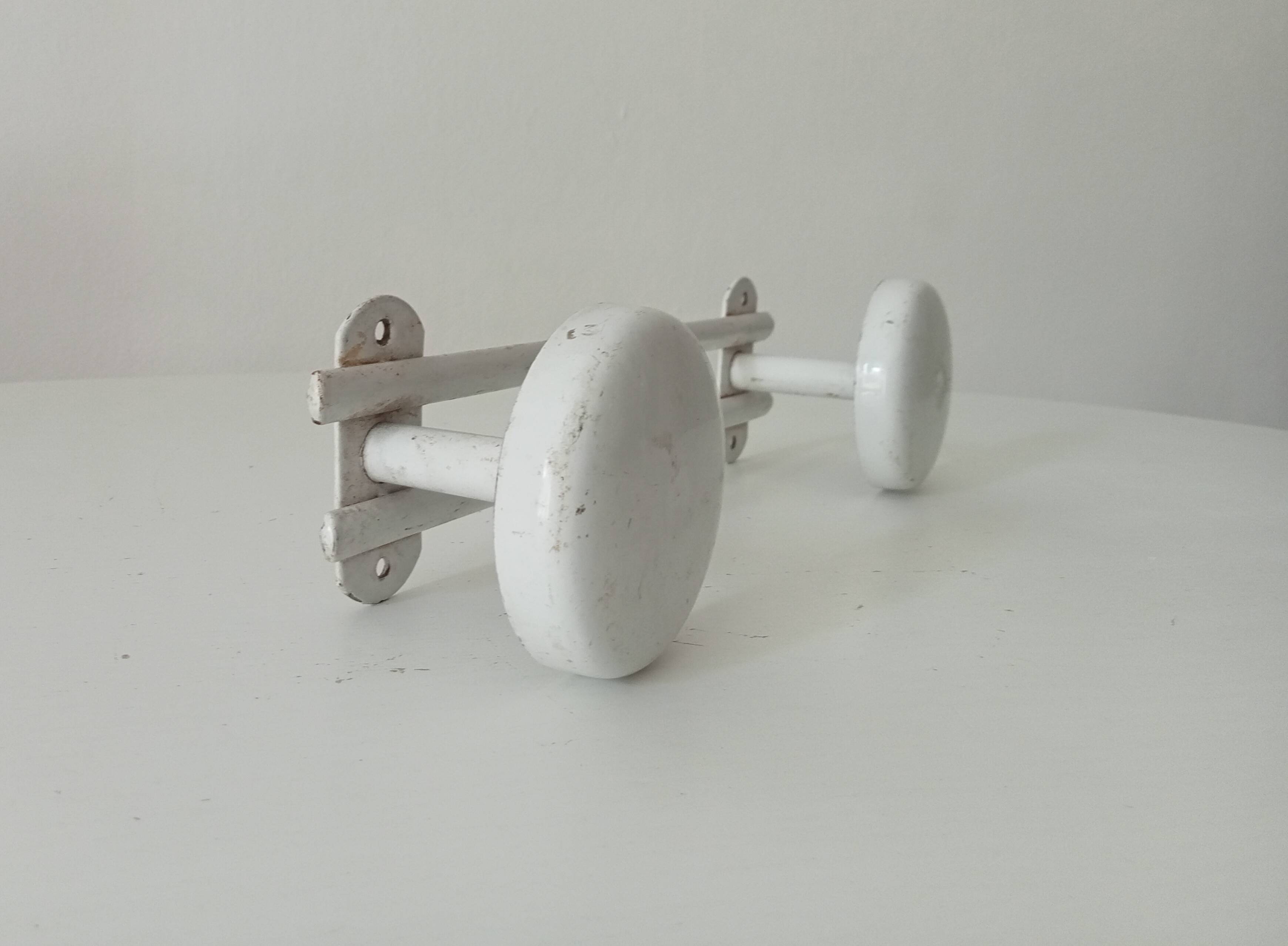 Vintage wall coat rack