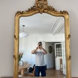 Antique gilded mirror