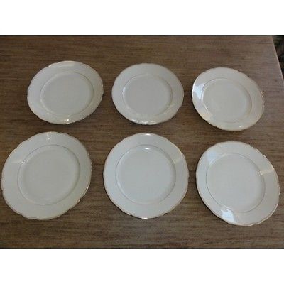 Bavaria white porcelain dinner plates
