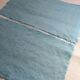 Set of two vintage sky blue rugs from the 70s