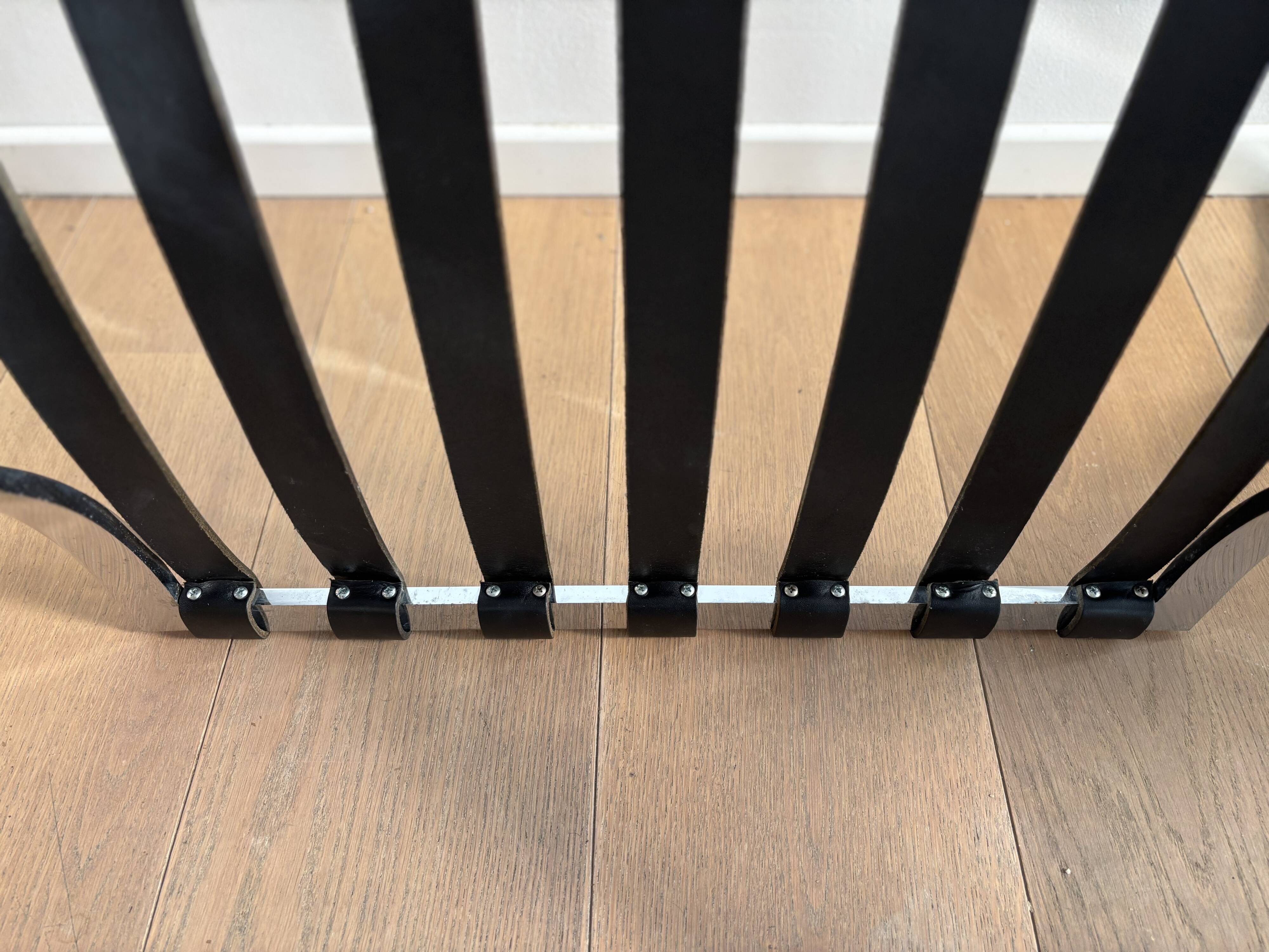 "Barcelona" chair and ottoman by Mies van der Rohe