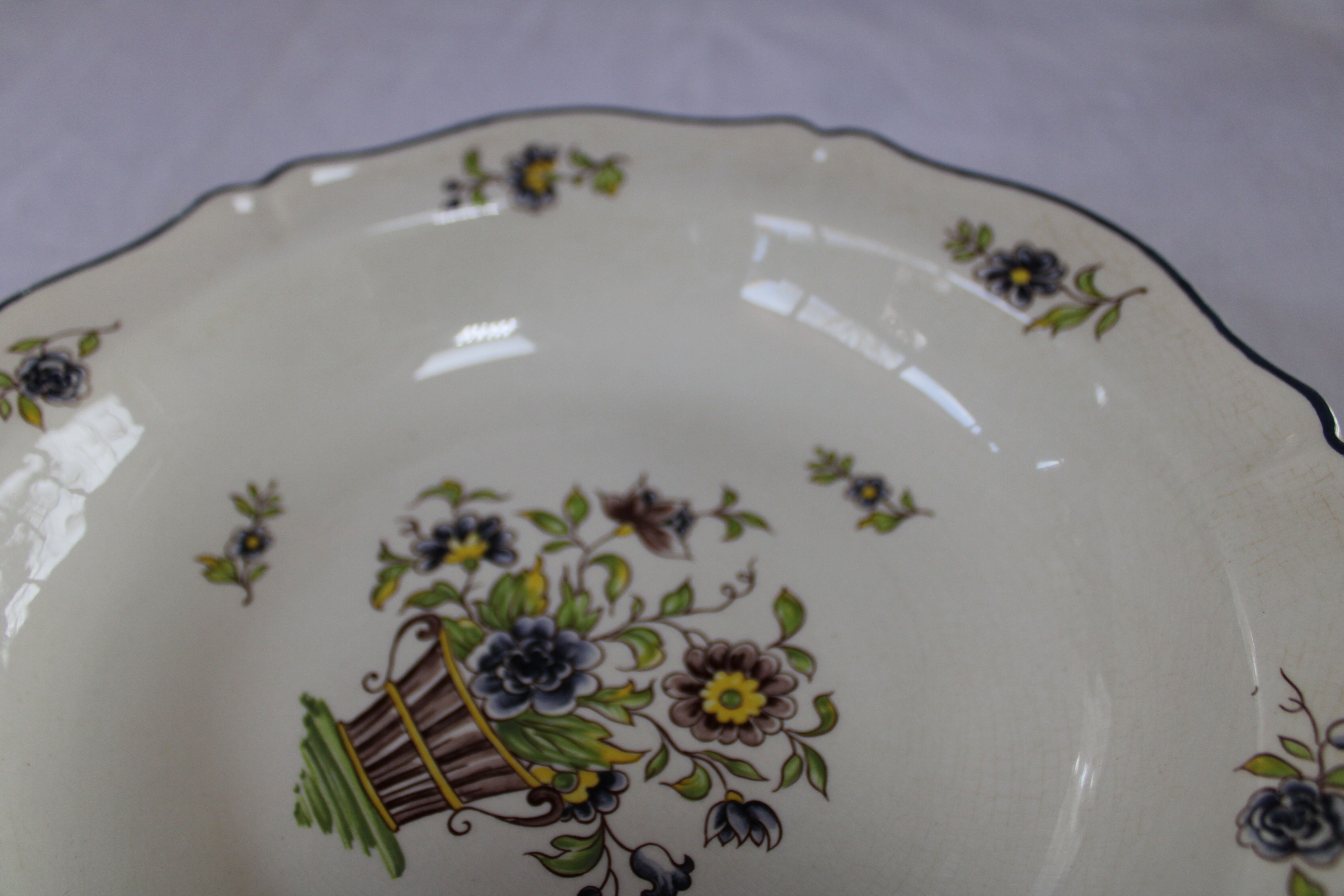 2 dishes of Service Saint-Amand Vieux Delft