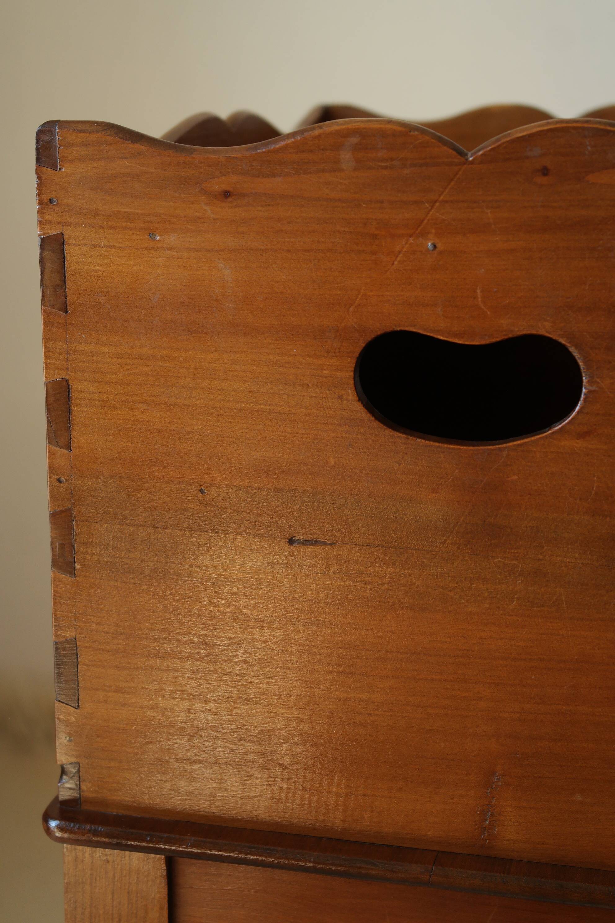 Pair of bedsides made of cherry wood