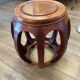 Tabouret acajou, Asie XX ème