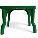 Antique Painted Accent Table with Vintage Floral Top, Bohemian Style